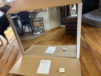 Seasons Frameless Polished Edge Mirror 36x 48 New In Box 