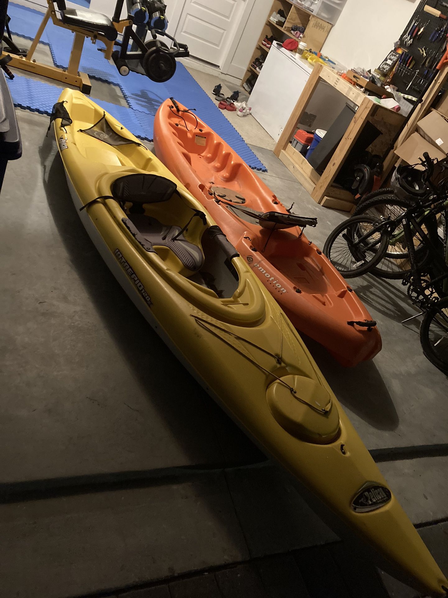 (2) Kayaks Ready For The Water 