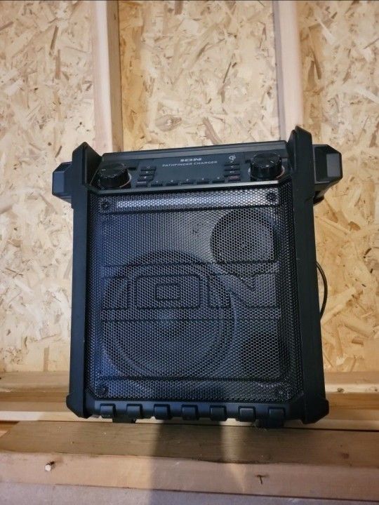 Ion Pathfinder Charger Bluetooth Portable Speaker with Wireless Qi Charging