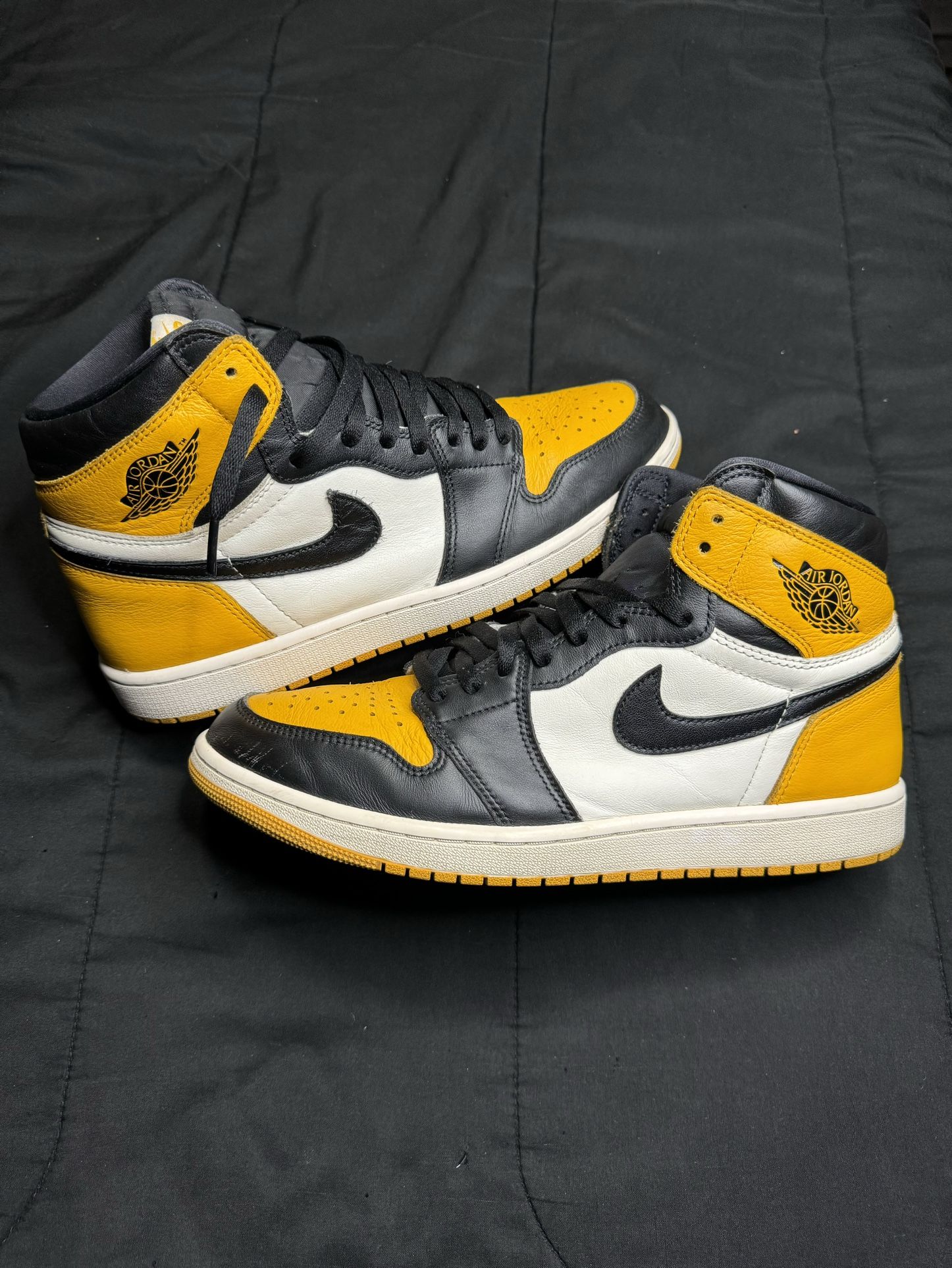 Taxi Jordan 1s size 11! Yellow Cartoon Jordan 1s Taxi “ART” - Etsy main image 2