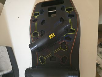 Black Plastic Push-Up Board