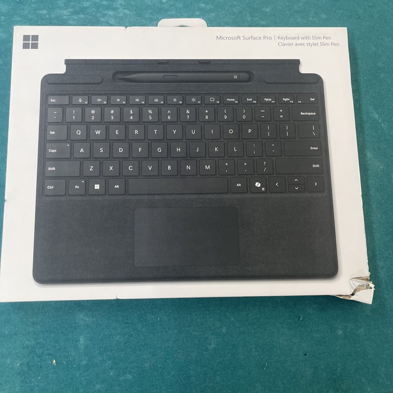 Microsoft Surface Slim Pen (2nd Edition) and Pro Keyboard for Pro (11th Edition)