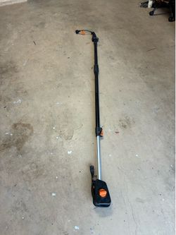 Telescoping electric for a chainsaw