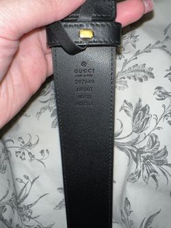Gucci belt barcode cheap
