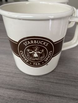 Starbucks Enamel Camp Mug Set 14oz