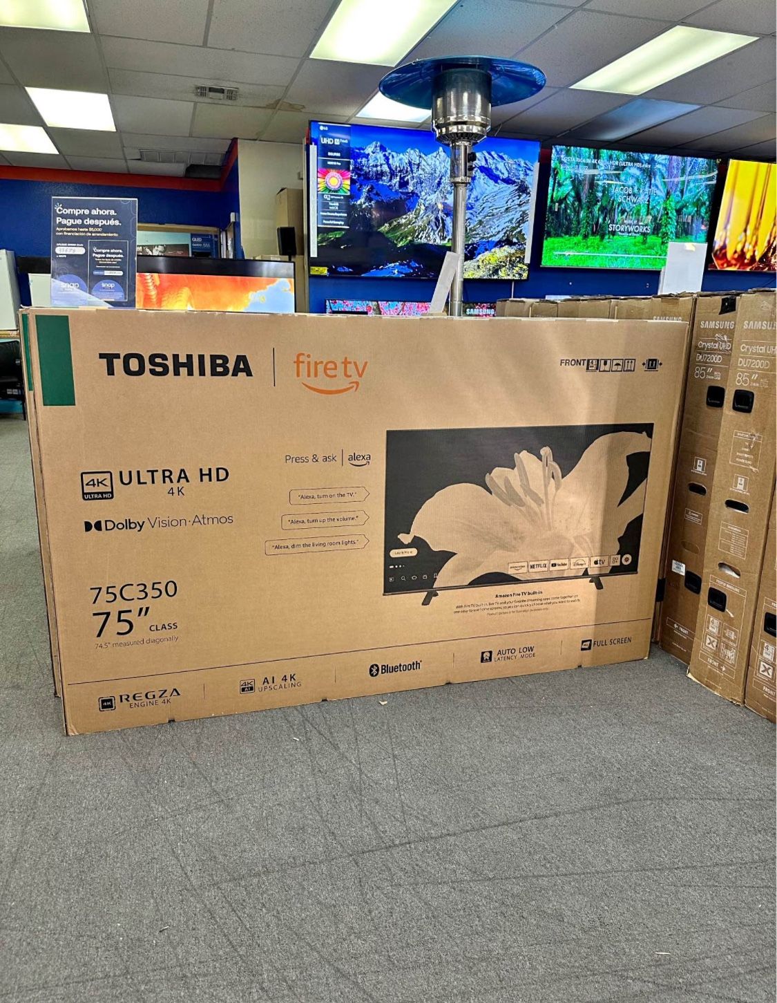 TOSHIBA 75” 4K HDR SMART FIRE TV