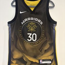 🔥 Golden State Warriors Stephen Curry City Edition Jersey (Kids Small) 🔥 Nike NBA Swingman Edition