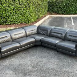 🛋️ Couch/Sofa Sectional - Real Leather - Recliners - Delivery Available 🚛