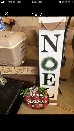 Holiday decoration/signs 4 for $10