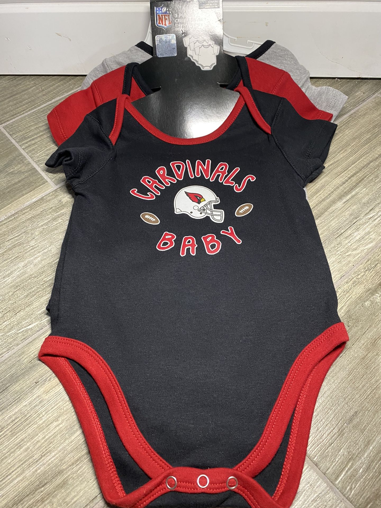 NEW Baby Onesies Size 24M NFL Cardinals Football