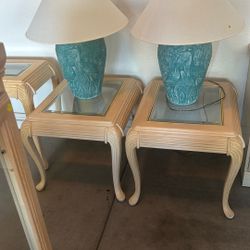 End tables and lamps