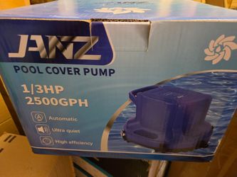 NEW Open Box JANZ Automatic Pool Cover Pump – 2500 GPH, 1/3 HP