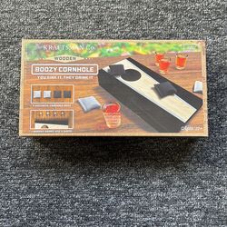Wooden Boozy Cornhole