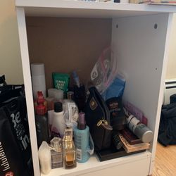 White Small Cabinet/bedside Table