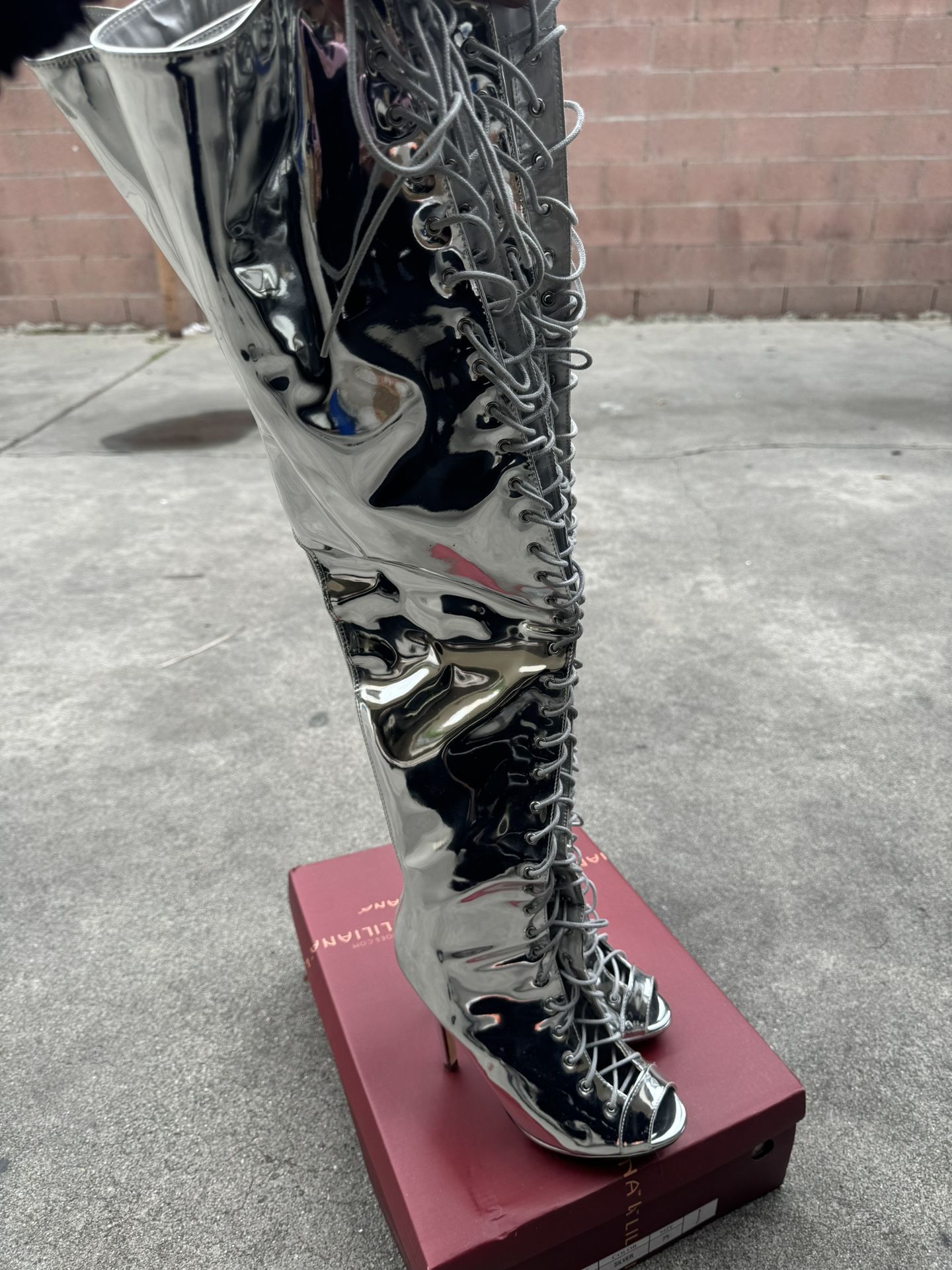 Thigh High Boot Heels