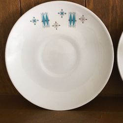 Vintage Mid-Century Ceramic Saucer Plate