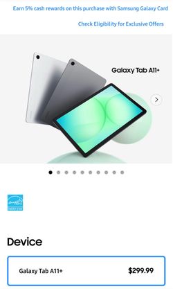 Samsung Galaxy Tab A11+ 128GB — Brand New