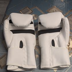 White Boxing Gloves 
