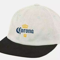 Primitive Apparel x Corona Snapback Hat (Black/White) 5 Panel Cap