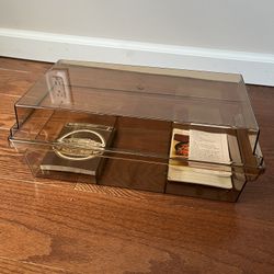 1983 New 33 Category Plastic Recipe Box With Some Recipe Cards 14.75“ X 7.25“ X 7.25“