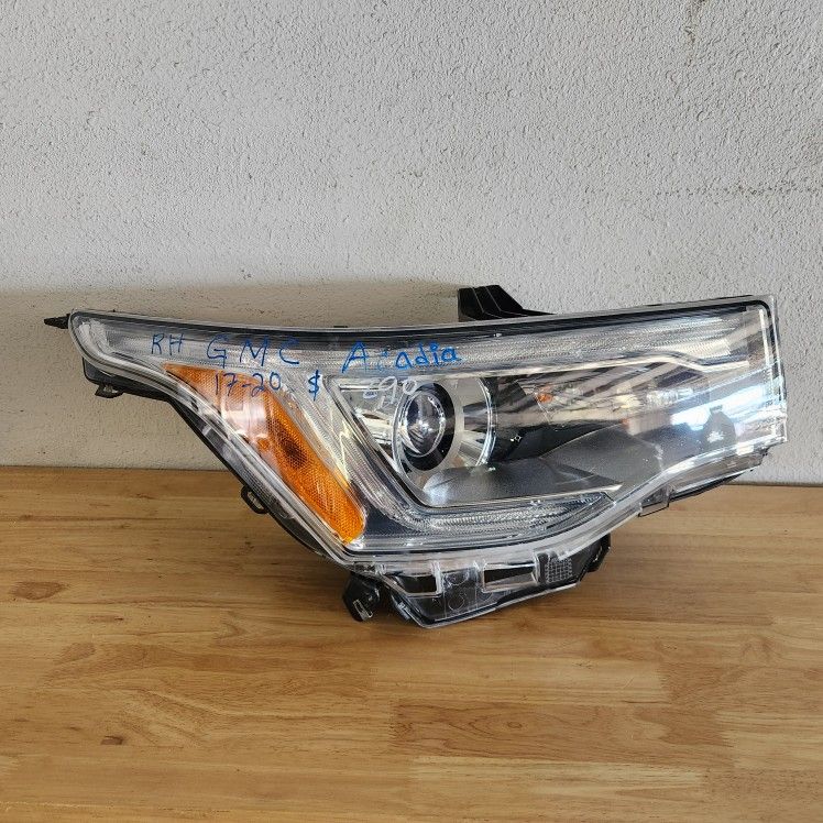2017 2018 2019 2020 Gmc Acadia Headlight Part B