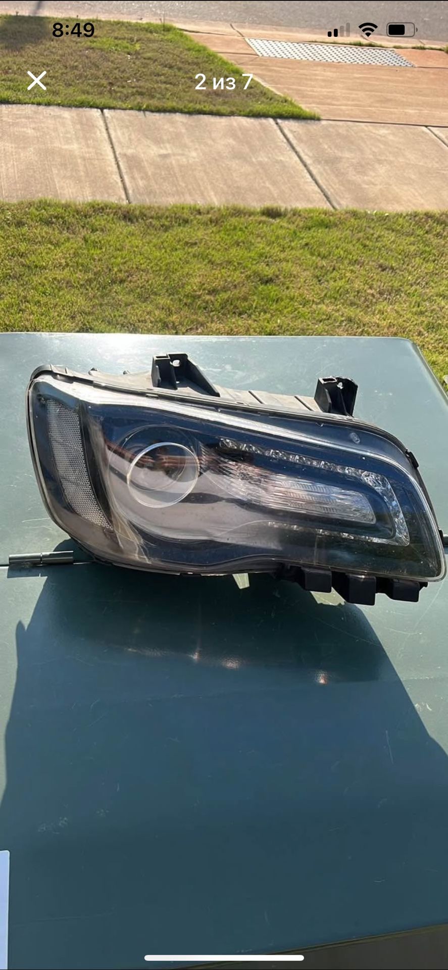 2017-23 CHRYSLER 300 headlight OEM Right side USED