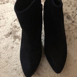 Stuart Weitzman Black Suede Bootie  