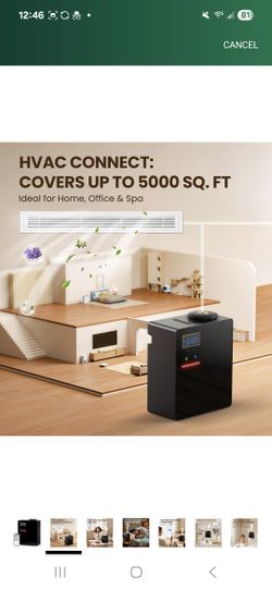 Waterless Essential Oil Diffuser 5000 Sq.Ft Coverage for Large Home, Hotel, or Office, 200ml Cold Air Scent Diffuser Machine with Bluetooth App Contro