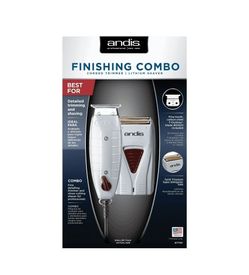 Andis Professional Finishing Combo T-Outliner Trimmer & Profoil Lithium Shaver