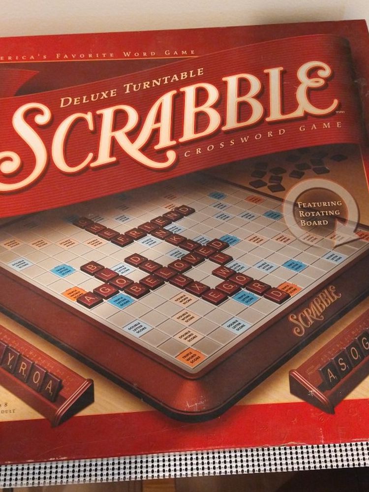Scrabble Board Game By Parker Brothers