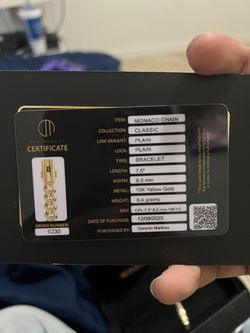 10k Gold Cuban bracelet