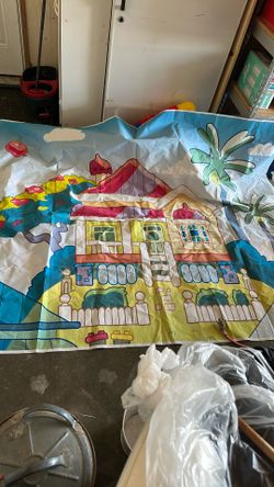 Bluey House Backdrop