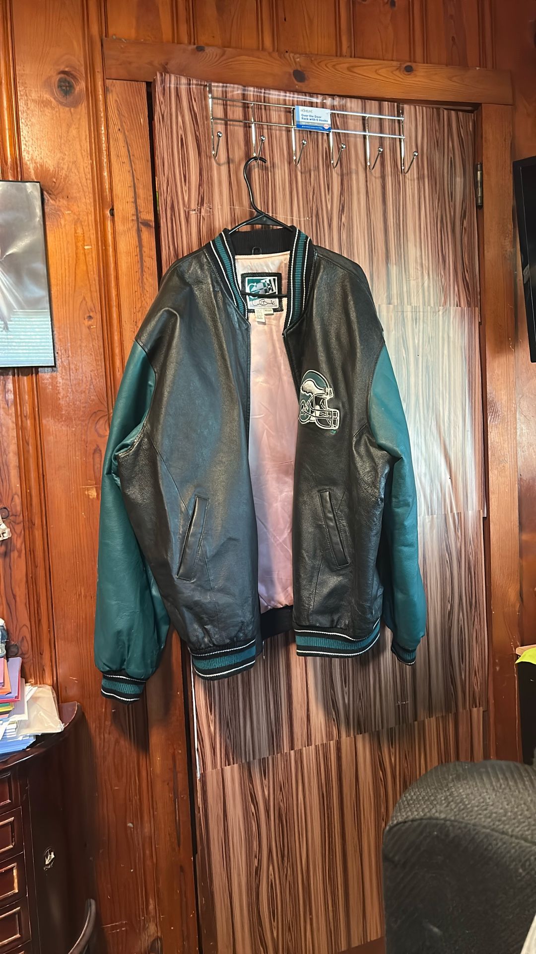Eagles Leather Jacket Size 3X 