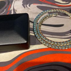 14k Gold Over Brass/Necklace (With Box)