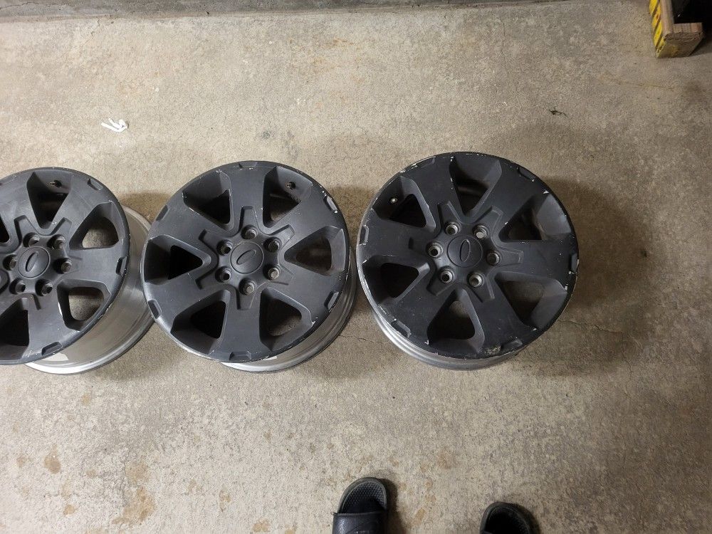 4  2014 F150 Wheels With Tpms Sensors.