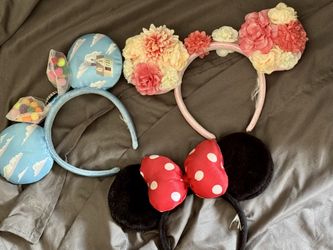 3 Disney Ear Headbands