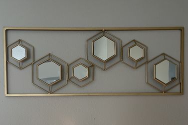 Slim Rectangular Wall Mirror