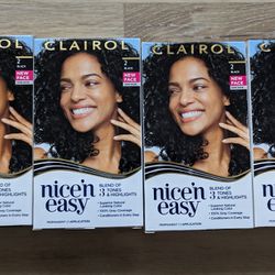 Clairol Nice'n Easy Permanent Hair Color Cream Kit - Black