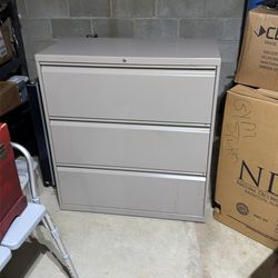 Three drawer business home  file cabinet metal