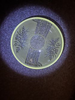 Manganese Glass Dish