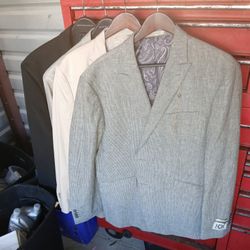 4 Sport COATS.   These Are 44 Long.  Never Used.    Brand New 