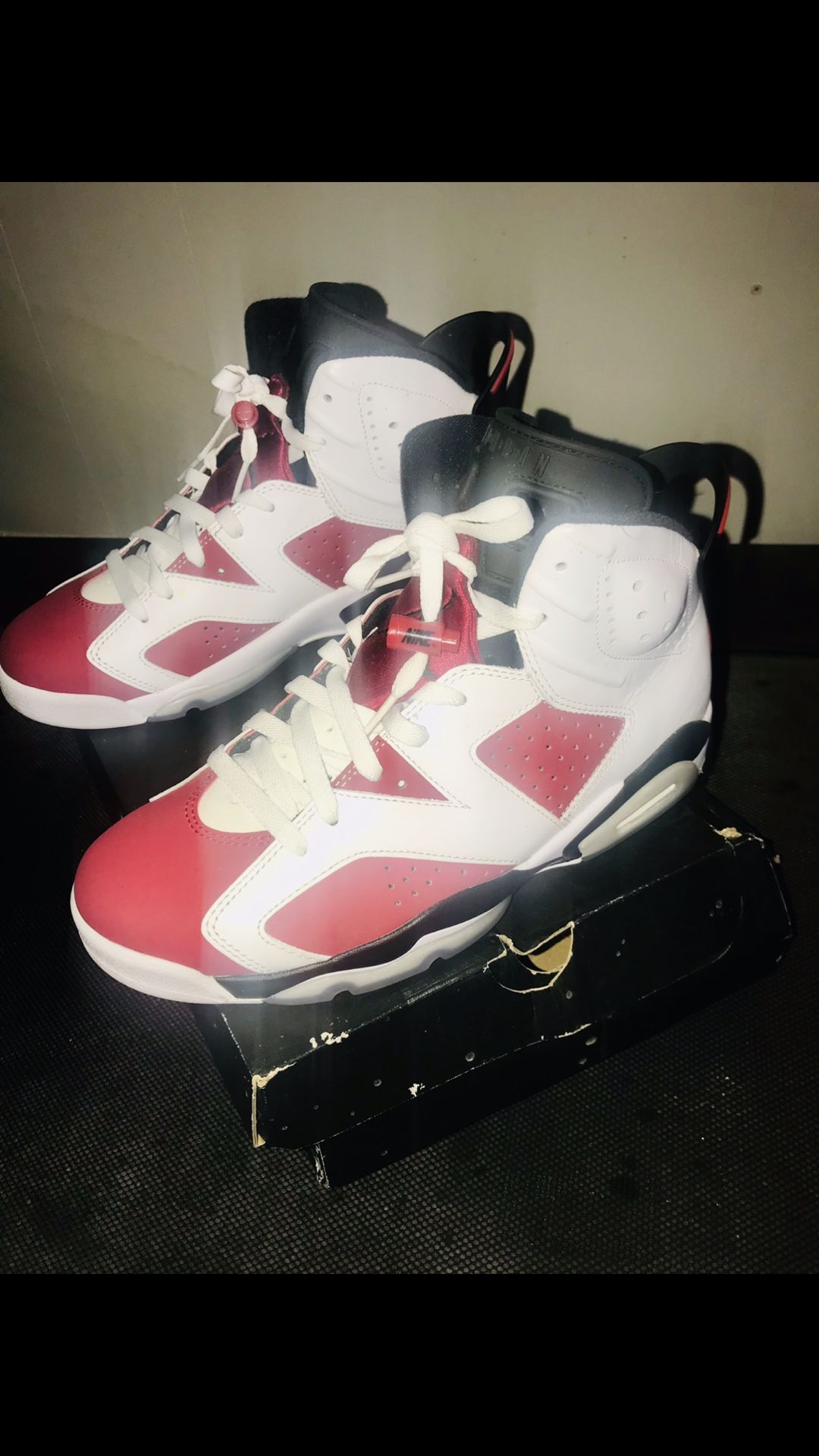 Jordan 6 Retro Carmine’s For Sale Size 8.5 Men🔥👟⚡️🦾👑