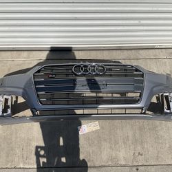2020 2022 AUDI A5 S LINE FRONT BUMPER COVER OEM