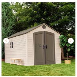 8 ft. x 12.5 ft. Resin Outdoor Storage Shed