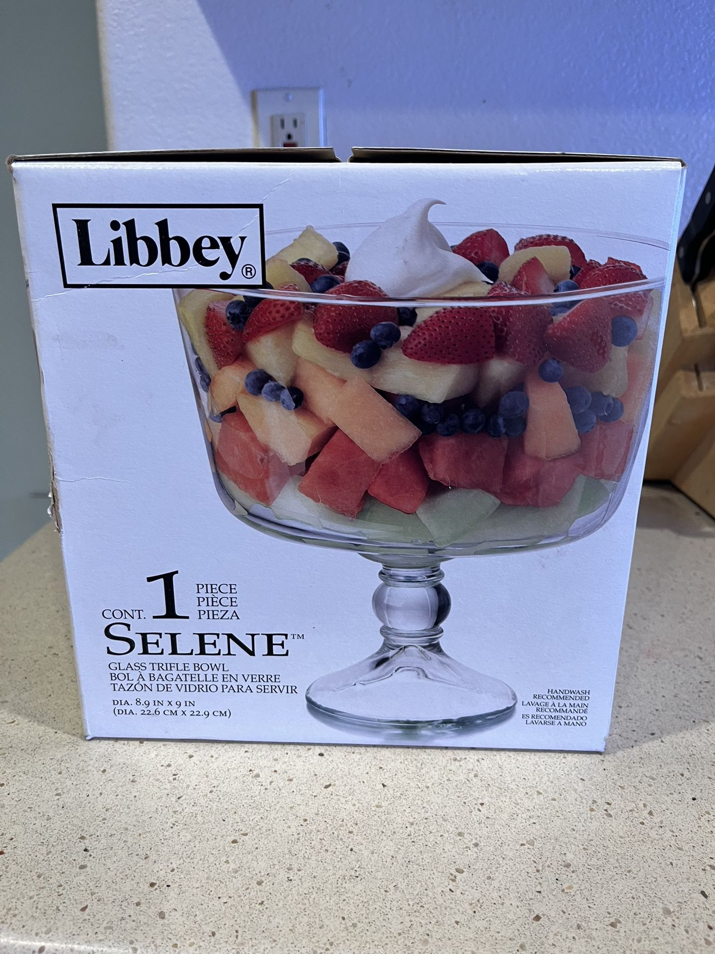 GLASS TRIFLE BOWL for Sale in Escondido CA OfferUp