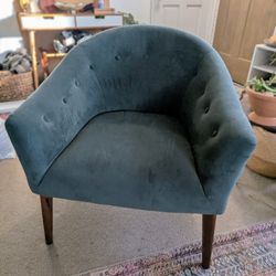 Velvet Green Chair