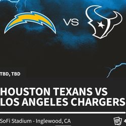 Chargers Vs. Texans