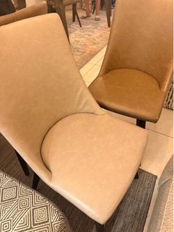 6 sillas/ leather chairs