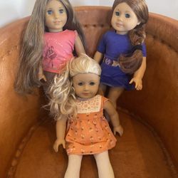American Girl Dolls Of The Year Used But Good Condition 