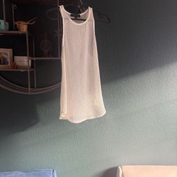 Honey Punch Cream Mesh Tank Top 